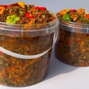 Assorted Spinach and Egushi Stew